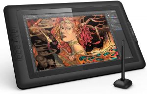 Elegir una Tableta gráfica para diseño gráfico. XP-PEN Artist15.6 IPS Gráficos Monitor de Dibujo Tableta con Guante y Lápiz Digital sin Pila (8192 Niveles de Presión)